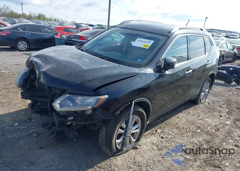 2016 Nissan Rogue Sv from USA, damaged, VIN KNMAT2MV8GP599003